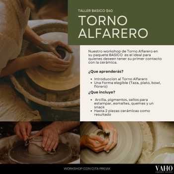 Taller Torno Alfarero - Básico